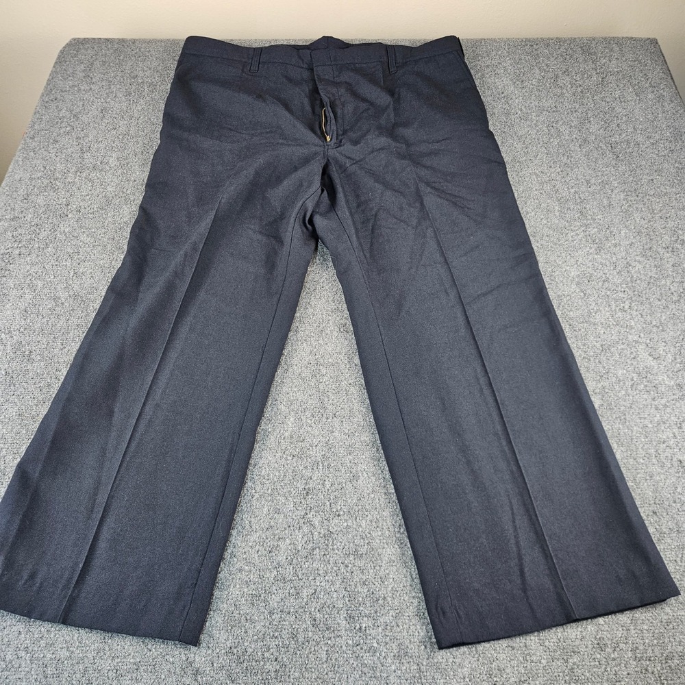 Topps Safety Apparel Nomex IIIA FR Work Pants Navy Blue Made in USA 46x30